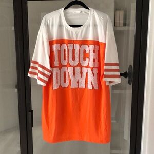 Altar’d state Tshirt dress TOUCHDOWN NWT M bow earrings bling lot Tennessee vols